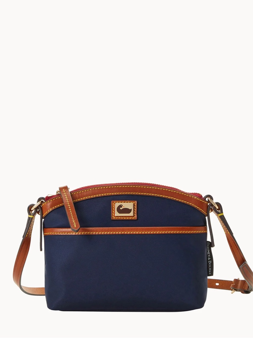 Dooney & Bourke Wayfarer Domed Crossbody Navy blue brown